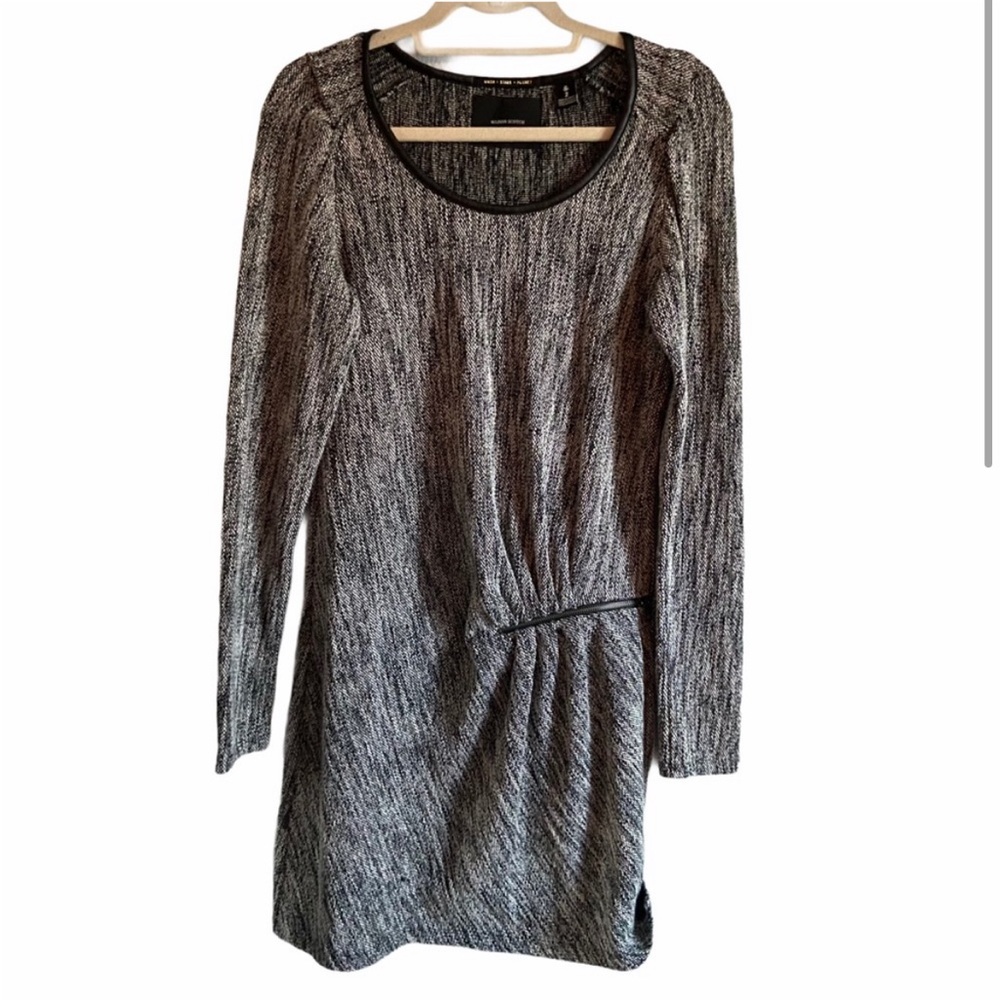 Scotch & Soda Maison Scotch Tweed Knit Dress